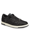 Amiri Men's Boucle Skeleton Low-top Sneakers In Black