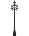 Livex Frontenac 4 Light Outdoor Post Light In Textured Black