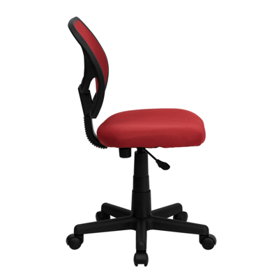 Flash Furniture Mid-back Red Mesh Swivel Task Chair