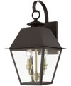 LIVEX WENTWORTH 2 LIGHT OUTDOOR MEDIUM WALL LANTERN