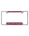 Wincraft Colorado Avalanche Chrome Plated Metal License Plate Frame In Silver