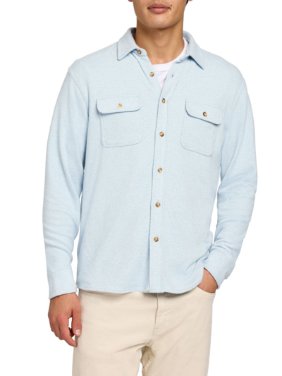 FAHERTY MEN'S LEGEND KNIT BUTTON-UP SHIRT