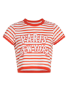 CINQ À SEPT WOMEN'S BECKA STRIPED PARIS T-SHIRT