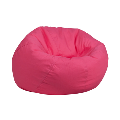 Flash Furniture Small Solid Hot Pink Kids Bean Bag Chair