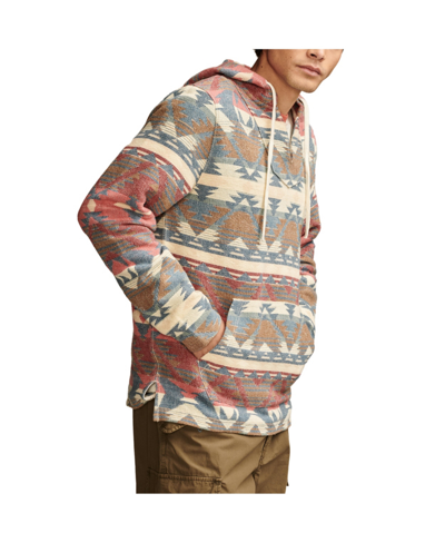 Lucky Brand Men's Woven Jacquard Baja Hoodie Sweatshirt In Multi