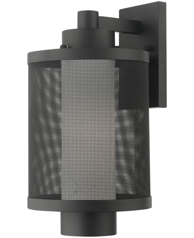 Livex Nottingham 1 Light Wall Lantern In Textured Black