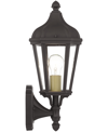 Livex Morgan 1 Light Outdoor Wall Lantern In Bronze With Antique Gold