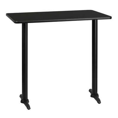 Flash Furniture 30'' X 42'' Rectangular Black Laminate Table