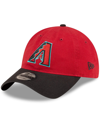 New Era Men's  Red, Black Arizona Diamondbacks Replica Core Classic 9twenty Adjustable Hat In Red,black