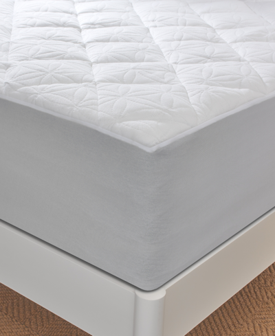 Gaiam Om Soft Knit Mattress Pad, King In White