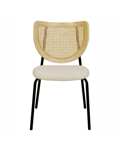 TOV FURNITURE 2 PCS. RATTAN DINING CHAIR