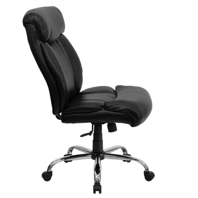 Flash Furniture Hercules Series Big & Tall 400 Lb. Rated Black Leather Executive Swivel Chair