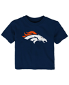 OUTERSTUFF BABY BOYS AND GIRLS NAVY DENVER BRONCOS PRIMARY LOGO T-SHIRT