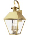 LIVEX WENTWORTH 4 LIGHT OUTDOOR EXTRA LARGE WALL LANTERN