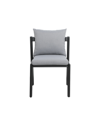 Tov Furniture 1 Pc. Olefin Outdoor Dining Chair In Black