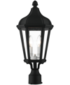 LIVEX MORGAN 2 LIGHT OUTDOOR POST TOP LANTERN