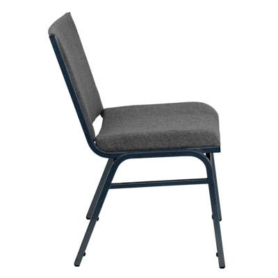 Flash Furniture Hercules Series Heavy Duty Gray Fabric Stack Chair