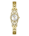 GUESS WOMEN'S ANALOG GOLD-TONE STEEL WATCH 23MM