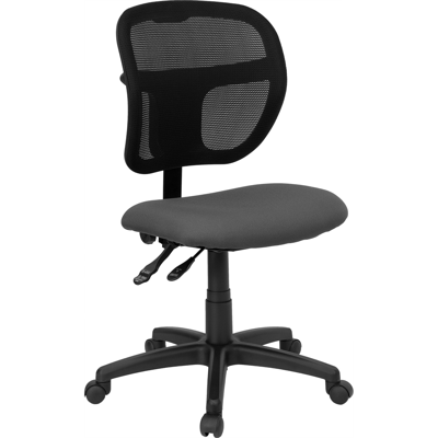 Flash Furniture Mid-back Gray Mesh Swivel Task Chair