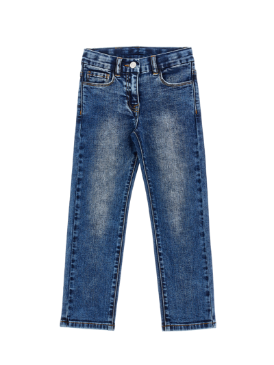 Chiara Ferragni Kids'   Eyestar Jeans In Blu Stone Denim