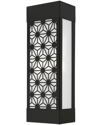 Livex Berkeley 2 Light Outdoor Ada Sconce In Black