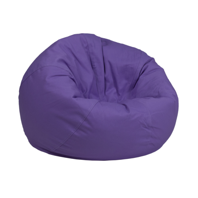 Flash Furniture Small Solid Purple Kids Bean Bag Chair