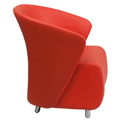 Flash Furniture Red Leather Lounge Chair