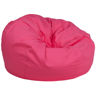 Flash Furniture Oversized Solid Hot Pink Bean Bag Chair