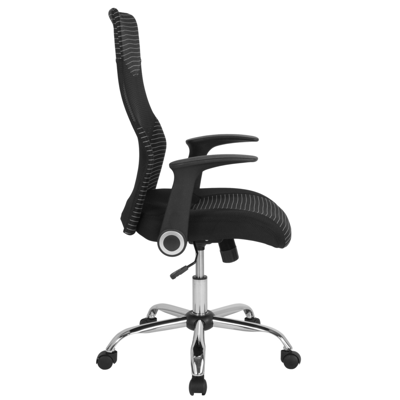 Flash Furniture Milford High Back Office Chair With Contemporary Mesh Design In Black And White