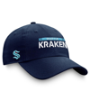 Fanatics Branded Deep Sea Blue Seattle Kraken Authentic Pro Rink Adjustable Hat In Deep Sea Blue