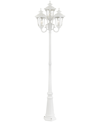 Livex Oxford 4 Light Outdoor Post Light In Textured White