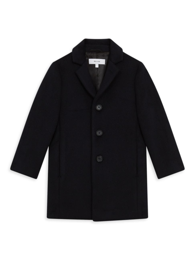 Reiss Gable - Navy Junior Single Breasted Overcoat, Age 5-6 Years