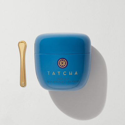 Tatcha Indigo Overnight Repair Cream Serum For Sensitive Skin In White