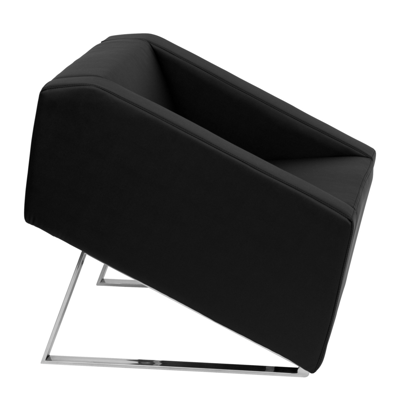 Flash Furniture Hercules Smart Series Black Leather Lounge Chair