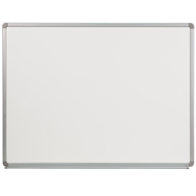 Flash Furniture 4' W X 3' H Porcelain Magnetic Marker Board In White