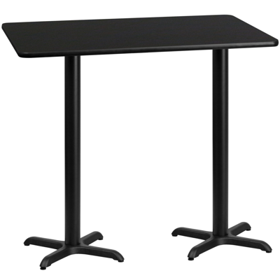 Flash Furniture 30'' X 60'' Rectangular Black Laminate Table