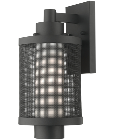 Livex Nottingham 1 Light Wall Lantern In Textured Black