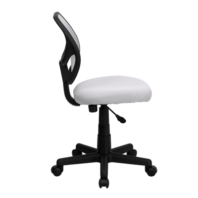 Flash Furniture Mid-back White Mesh Swivel Task Chair