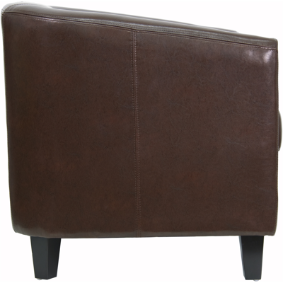 Flash Furniture Brown Leather Lounge Chair