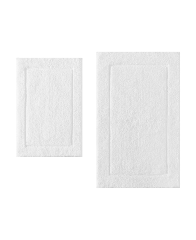 Calvin Klein Essence Solid Cotton Tufted 2-pc. Bath Rug Set In White