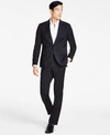 Hugo Boss Boss Huge Solid Wool Suit In Blue