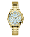 GUESS WOMEN'S ANALOG GOLD-TONE STAINLESS STEEL WATCH 39MM