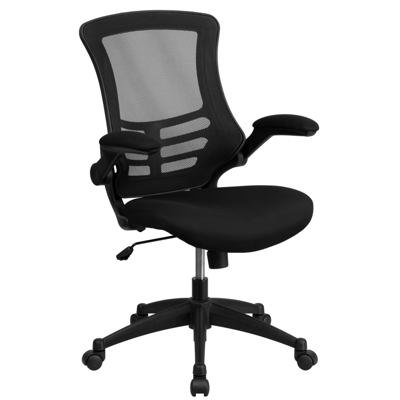 Flash Furniture Mid-back Black Mesh Swivel Task Chair