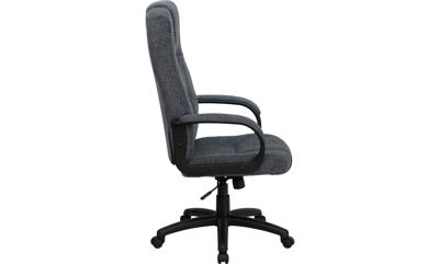Flash Furniture High Back Gray Fabric Executive Swivel Chair With Arms
