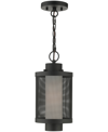 Livex Nottingham 1 Light Pendant In Textured Black