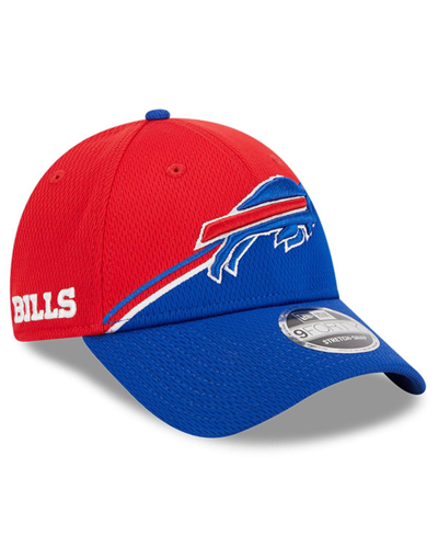 New Era Men's  Red, Royal Buffalo Bills 2023 Sideline 9forty Adjustable Hat In Red,royal