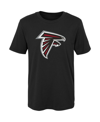 OUTERSTUFF LITTLE BOYS AND GIRLS BLACK ATLANTA FALCONS PRIMARY LOGO T-SHIRT