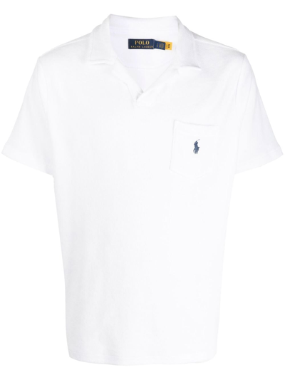 Polo Ralph Lauren Polo With Pocket In White