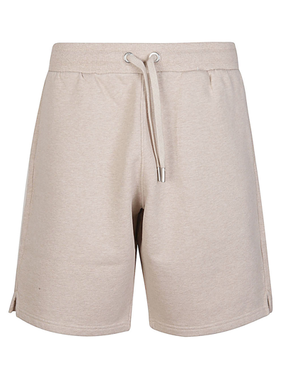 Ami Alexandre Mattiussi Cotton Shorts In Neutral