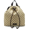 GUCCI GUCCI GG CANVAS BEIGE CANVAS BACKPACK BAG (PRE-OWNED)